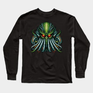 Biomech Cthulhu Overlord S01 D29 Long Sleeve T-Shirt